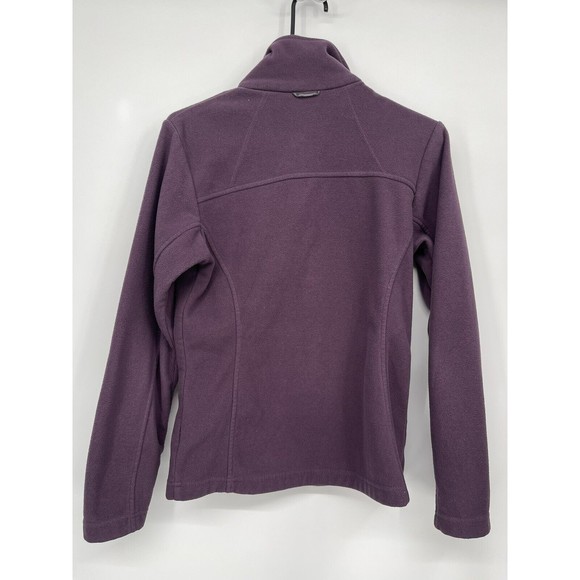 Women's Columbia Fleece Zip Up Jacket XSmall Purple‎ - Picture 6 of 7